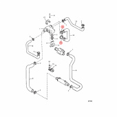Klämma Mercruiser L4/L6V6/V8 (815504232) Klämma Mercruiser L4/L6V6/V8 (815504232)