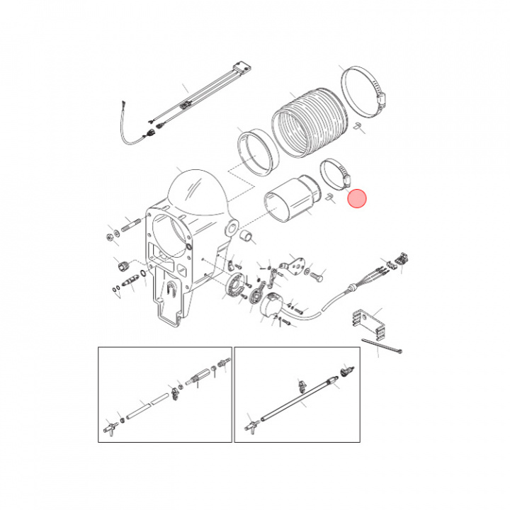 Klämma Mercruiser L4 (815504348)