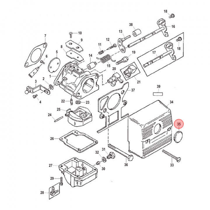 Plugg Mercury 30-200 hk (815784)