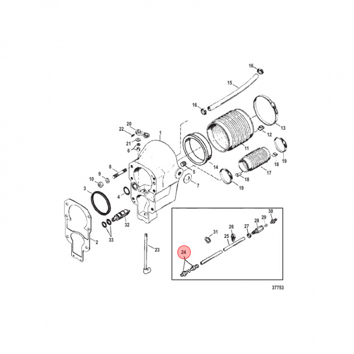 Slangkoppling Logg Alpha (815956A1)