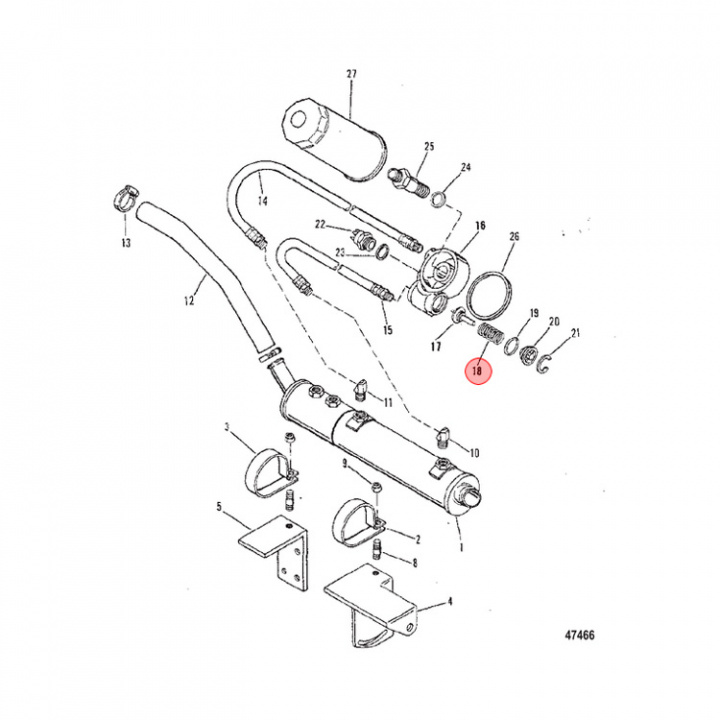 Fjäder Mercruiser (816162)