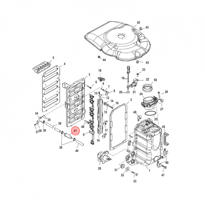 Bränslefilter In-Line Mercury/Mariner (816296Q2)