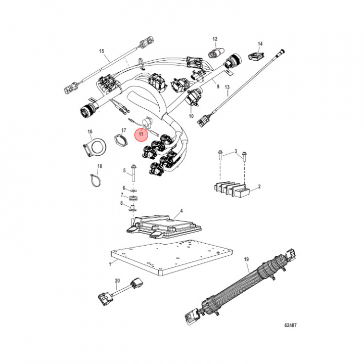 Larm Mercruiser (816492A9)