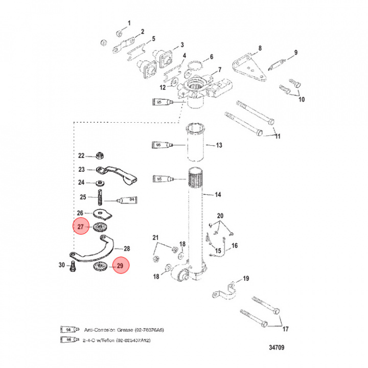 Disc Brake Mercury 2-60 hk (8165621)