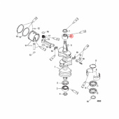 Ramlager Mercury 30-60 hk (818889A1) Ramlager Mercury 30-60 hk (818889A1)
