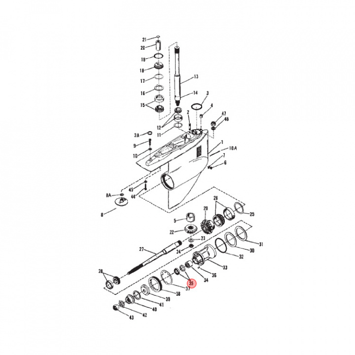 Packbox Mercruiser Bravo I/II/III (821092)