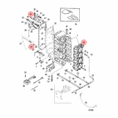 Skruv M8 Mercury 11-400 hk (82127335) Skruv M8 Mercury 11-400 hk (82127335)