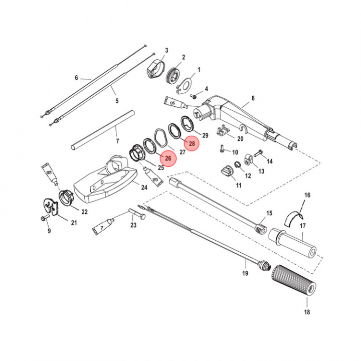 Bricka Mercury 2-25 hk (822145)