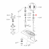 Tätning V-Stång Mercury 11-60 hk (822158) Tätning V-Stång Mercury 11-60 hk (822158)