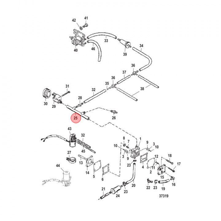 Slang Mercury/Mariner 75-125 hk (822554)