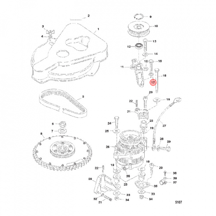 Bricka Mercury/Mercruiser (822838)
