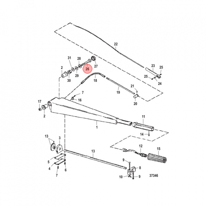 Skruv Mercury/Mariner 11-125 hk (823567105)
