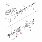 Lagerhållare Mercury/Mariner 2-10 hk (825118T) Lagerhållare Mercury/Mariner 2-10 hk (825118T)