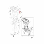 Tätning Mercury/Mariner 2-60 hk (826276) Tätning Mercury/Mariner 2-60 hk (826276)