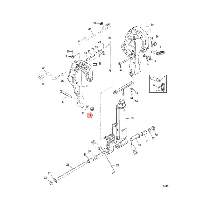 Mutter Mercury/Mariner (82671117)