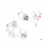 Mutter Mercury/Mercruiser 2-pack (8267119) Mutter Mercury/Mercruiser 2-pack (8267119)