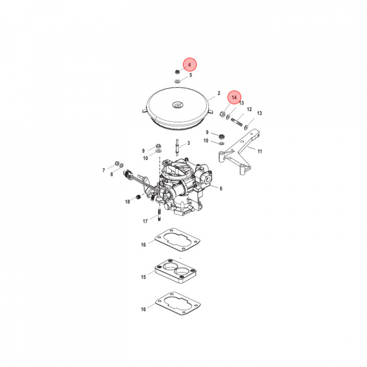 Mutter Mercruiser 5-pack (8267139)