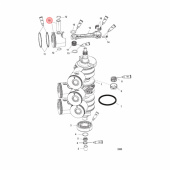 Piston Assembly Starboard Mercury 200 hk (841135T01) Piston Assembly Starboard Mercury 200 hk (841135T01)