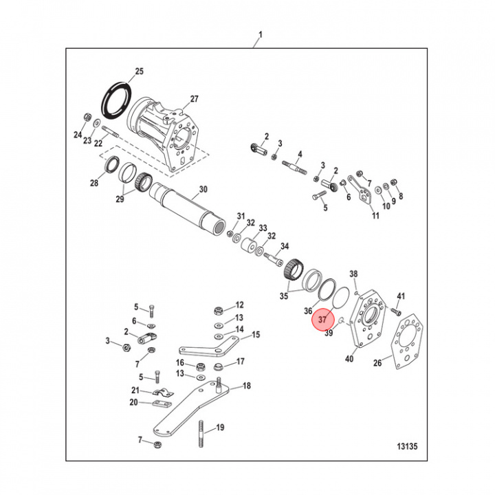 O-Ring Mercruiser V6/V8 (841807)