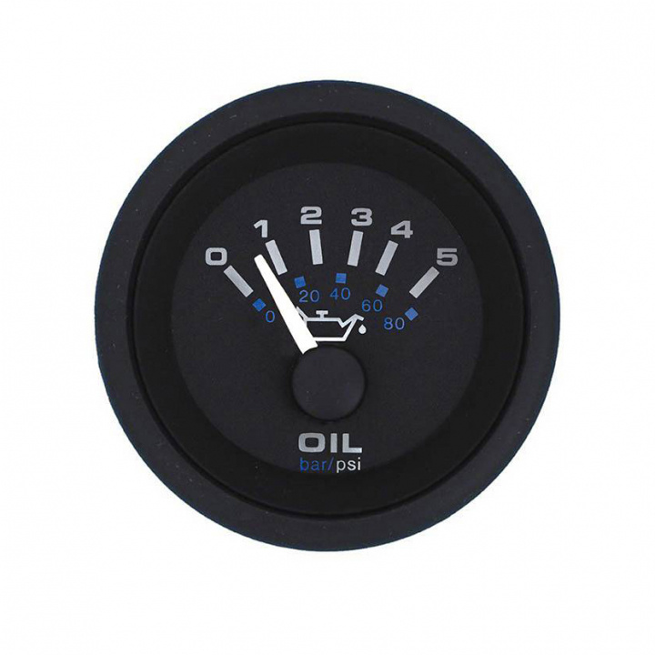 Tryckmätare Olja 5bar Fogfree