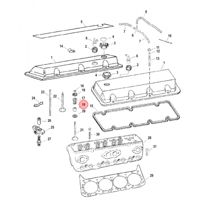 Tätningsventil Mercruiser (842755)