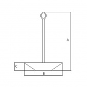 Plättankare Rostfritt Plättankare Rostfritt