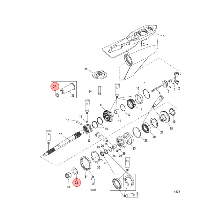 Bricka Mercury/Mercruiser (85344)