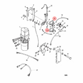 Startrelä Mercury/Mercruiser (853654A1) Startrelä Mercury/Mercruiser (853654A1)