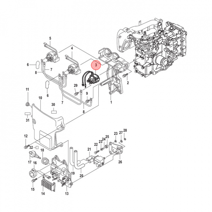 Startrelä Mercury 8-30 hk (853809001)