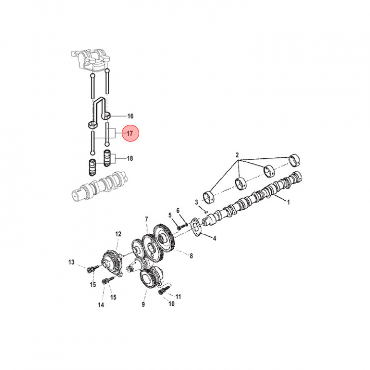 Stötstång Mercruiser (854064)