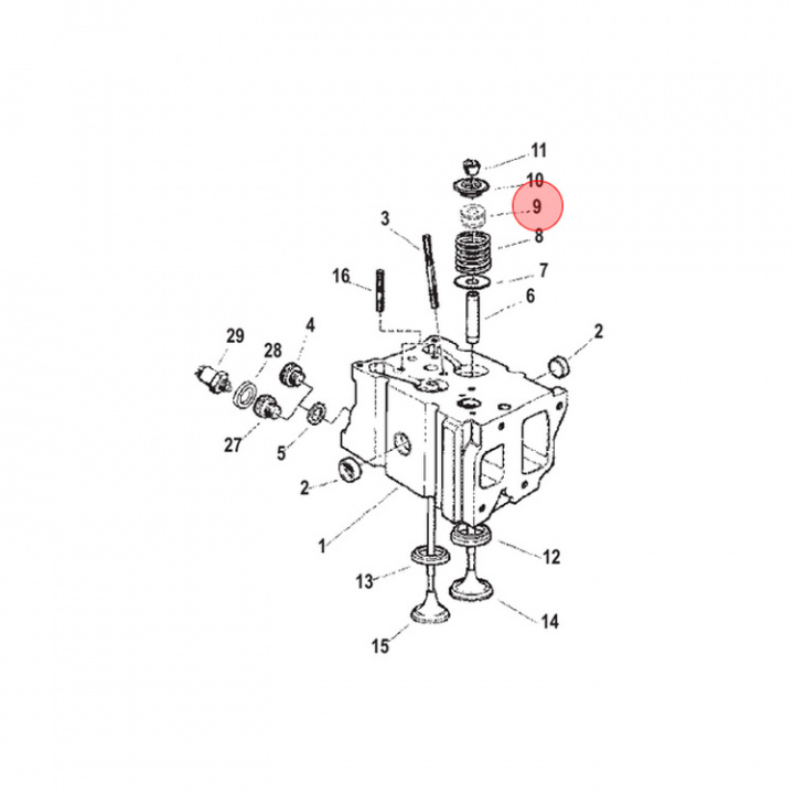 Packbox Ventil Mercruiser (854068)