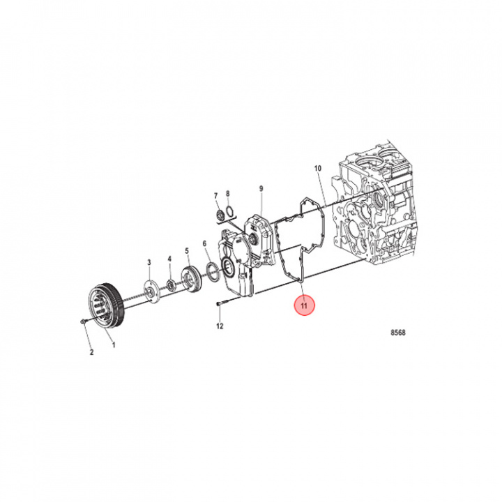 Packning Mercruiser (854096001)