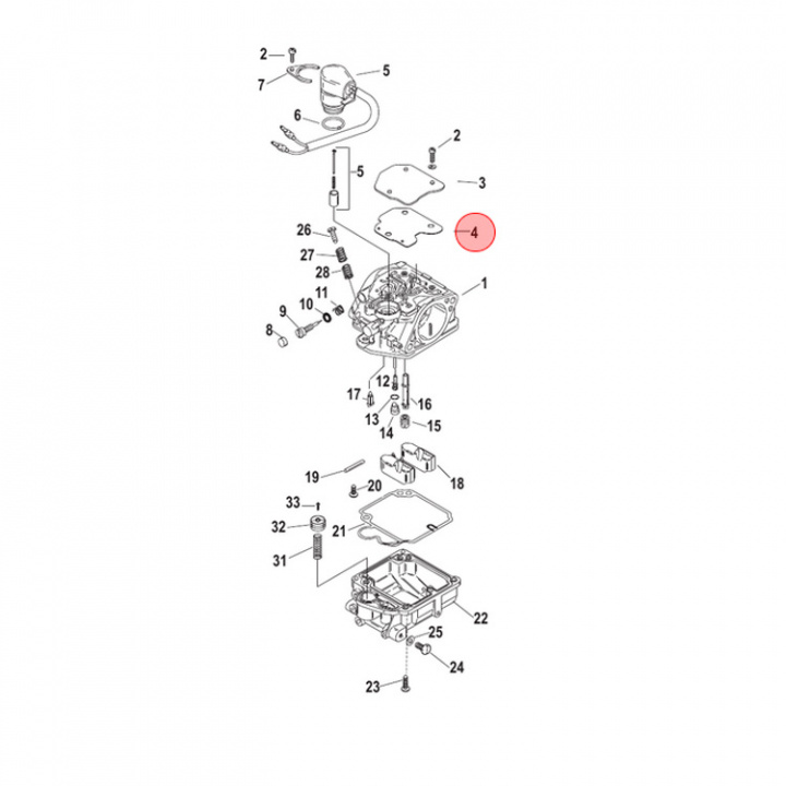 Packning Förgasare Mercury 25-60 hk (8542572)