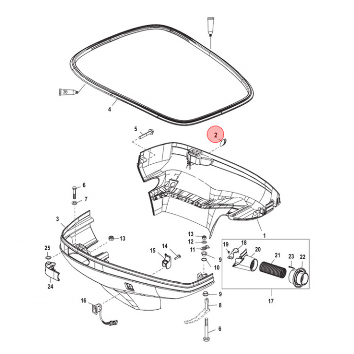 Plugg Mercury 200-300 hk (854367001)