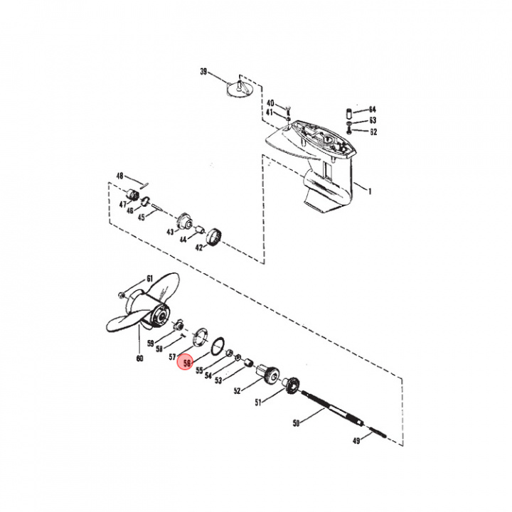 O-Ring Mercury 8-25 hk 2-pack (85549)