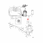 Oljenivågivare Mercury 200 hk (856156T02) Oljenivågivare Mercury 200 hk (856156T02)