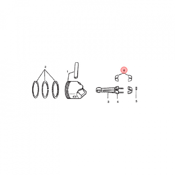 Vevlager Std Mercruiser (85701)