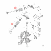 Ventiltätning Mercury 30-60 hk (858271) Ventiltätning Mercury 30-60 hk (858271)
