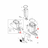 Mutter Mercury/Mercruiser 5-pack (859116) Mutter Mercury/Mercruiser 5-pack (859116)