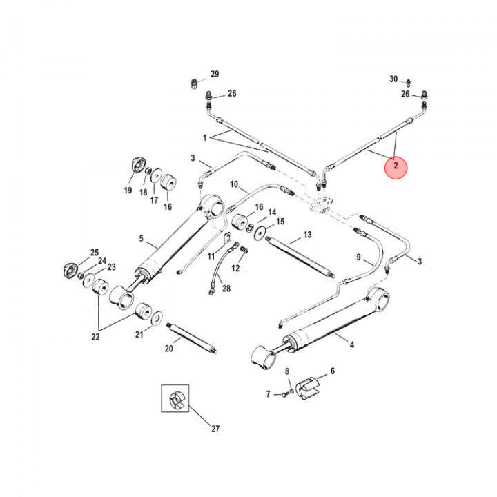 Powertrim Slang Mercruiser (861128)