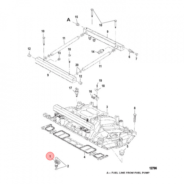 Insprutare Mercruiser (861260T)