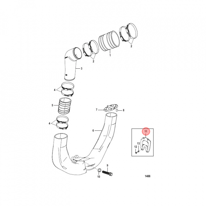 Block Off Platta (861776A2)