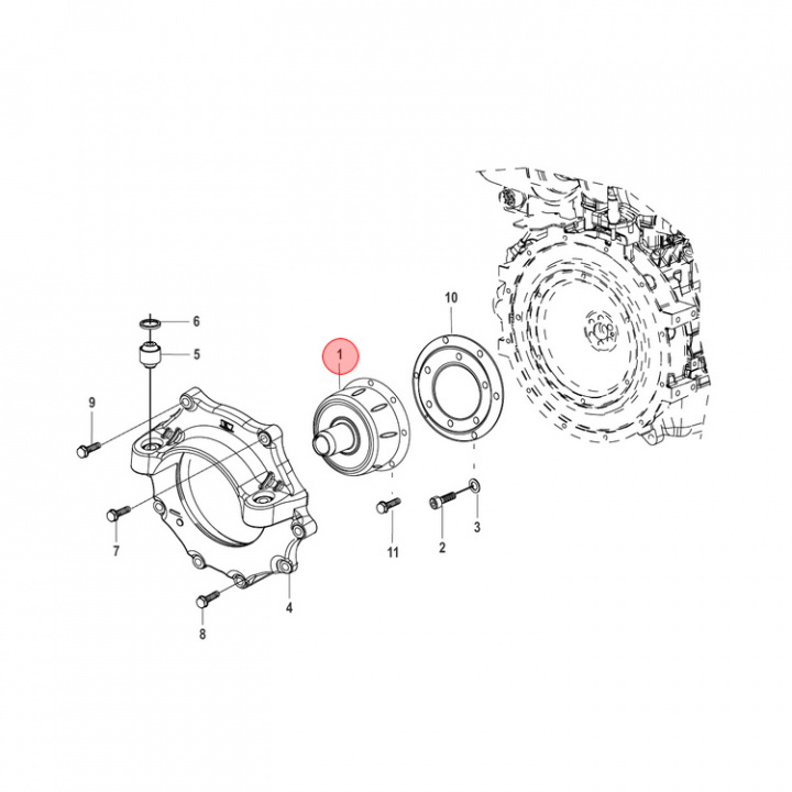 Koppling Mercruiser (861839A3)