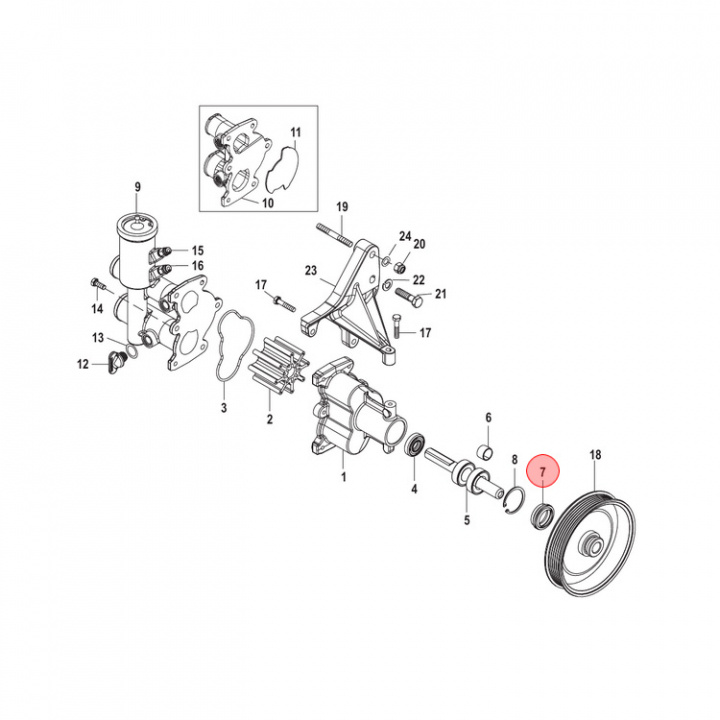 Packbox Mercruiser (862040)