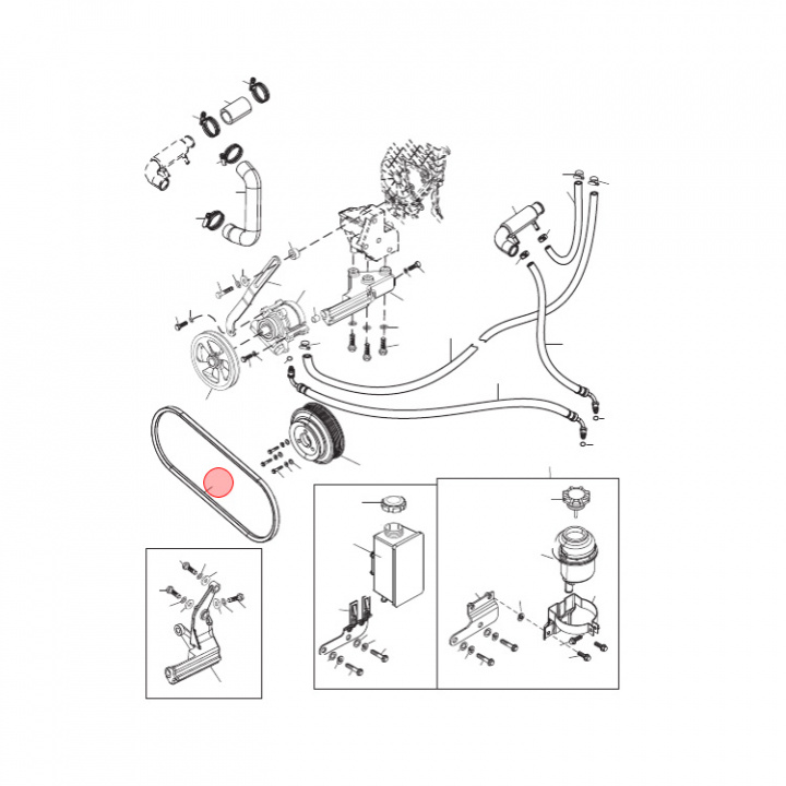 Drivrem Mercruiser (862054Q)