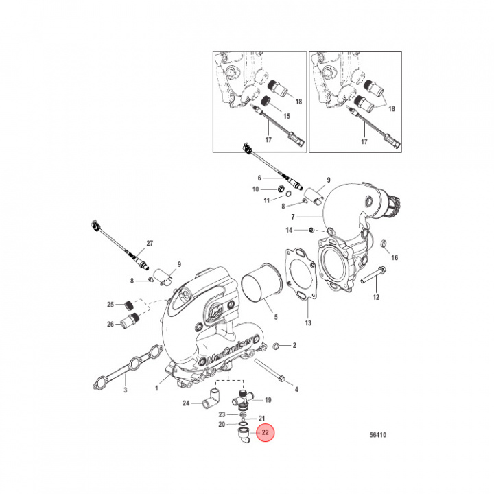 Koppling Mercruiser (862994T)