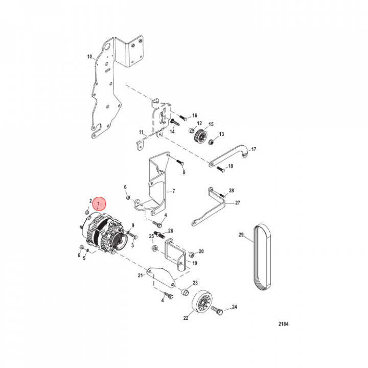 Generator Mercruiser (863077T)