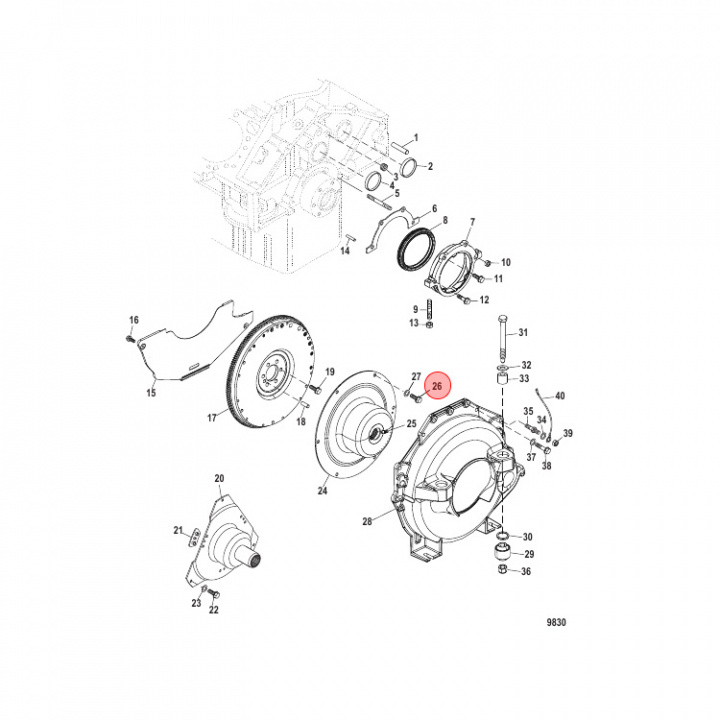 Skruv Mercruiser (863480)