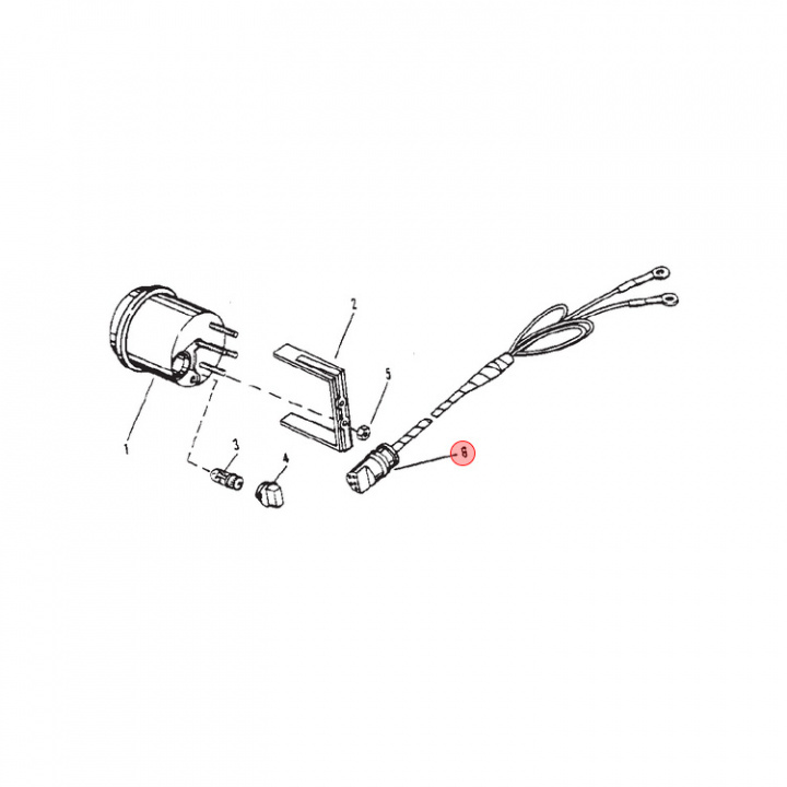 Varvräknarkabel 5-Pin (86396A8)