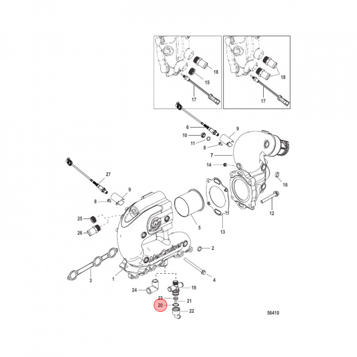 O-Ring Mercruiser 2-pack (864701)